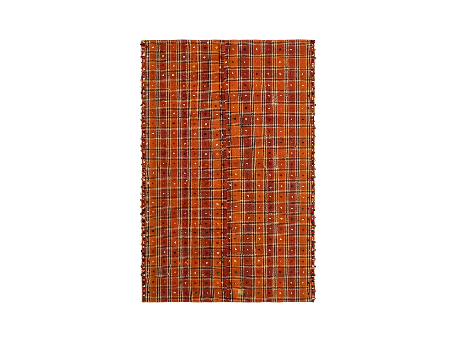 Tappeto in lana 140x214 arancia Jajim