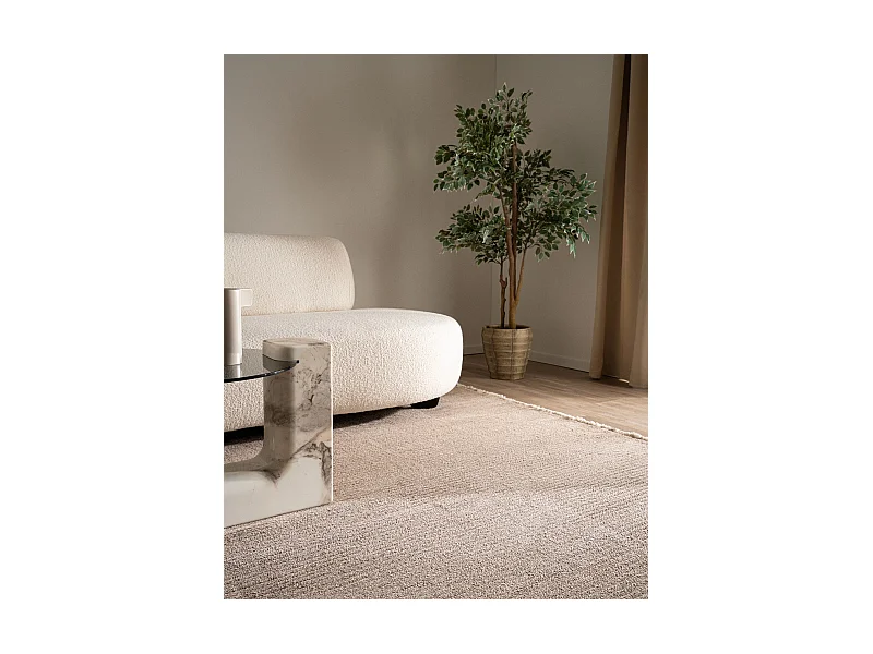 Teppich 125x185 Dunkelbraun St. Gallen Solid