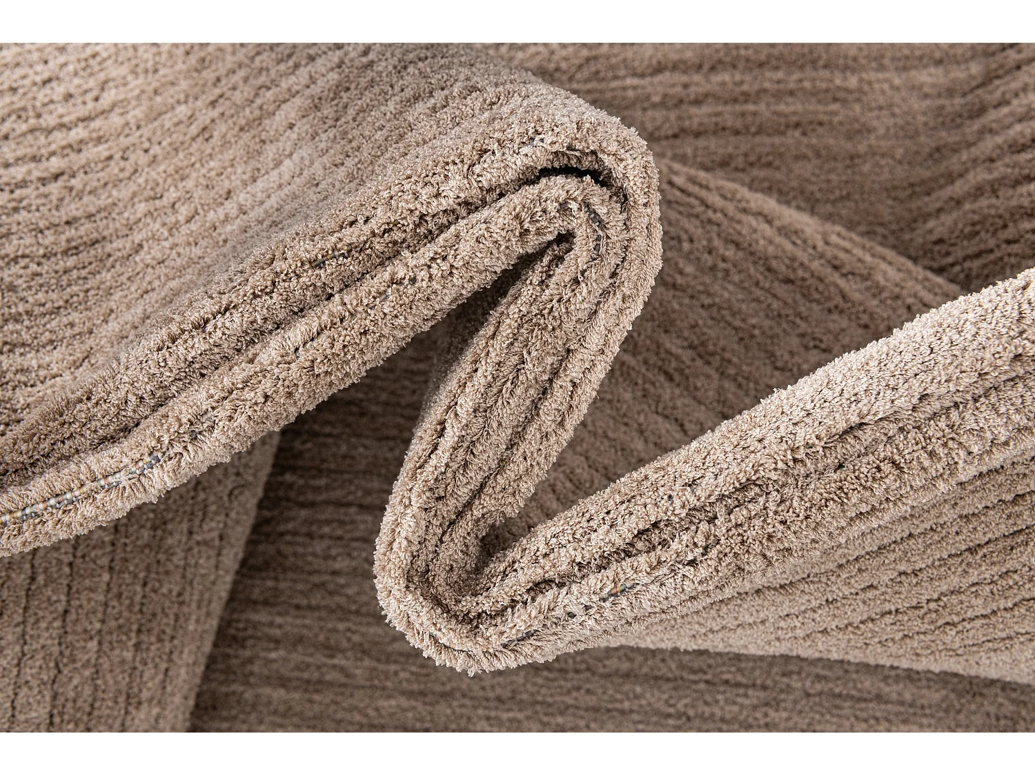 Tapis 125x185 marron foncé St. Gallen Solid