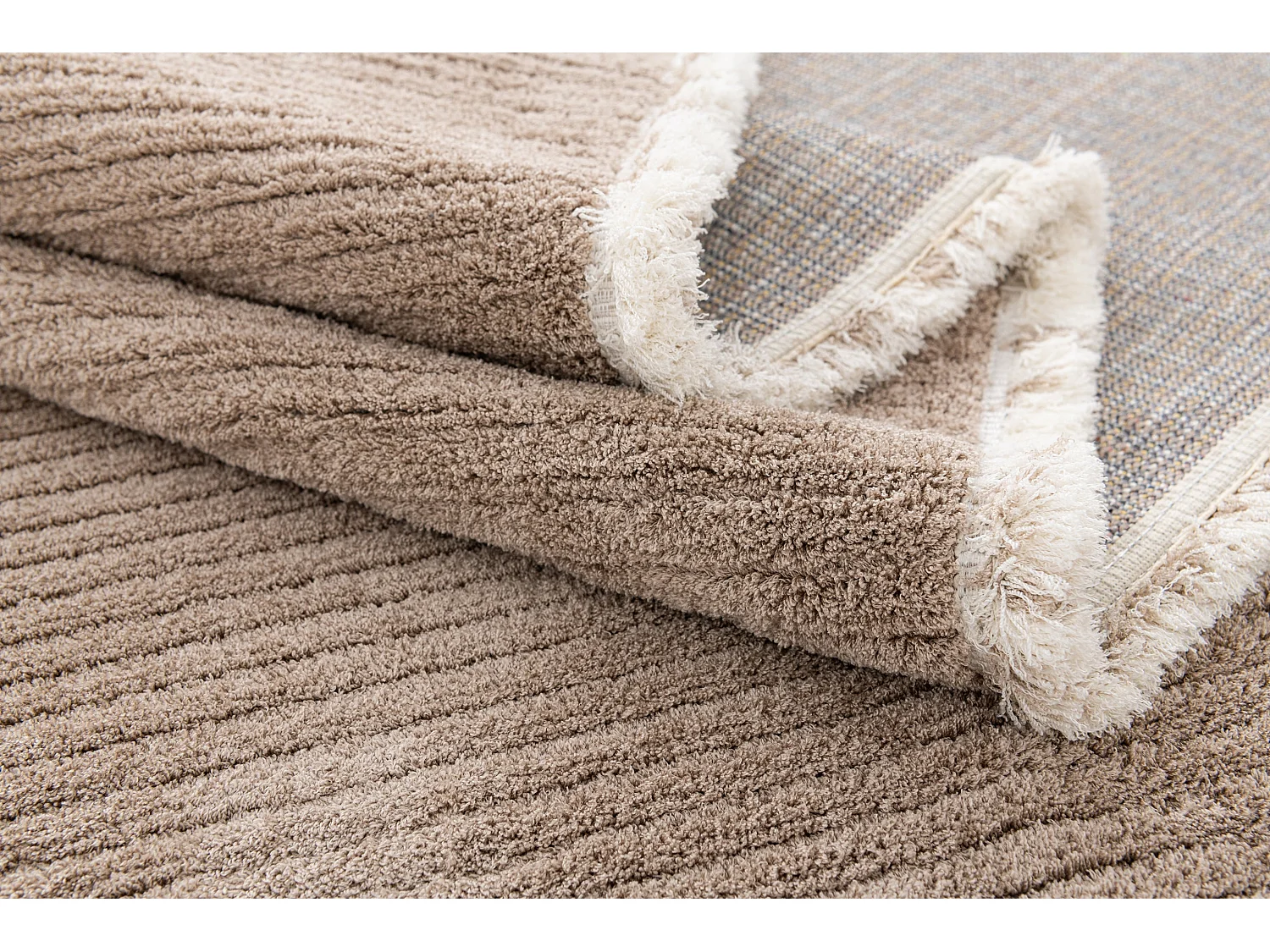 Tapis 125x185 marron foncé St. Gallen Solid