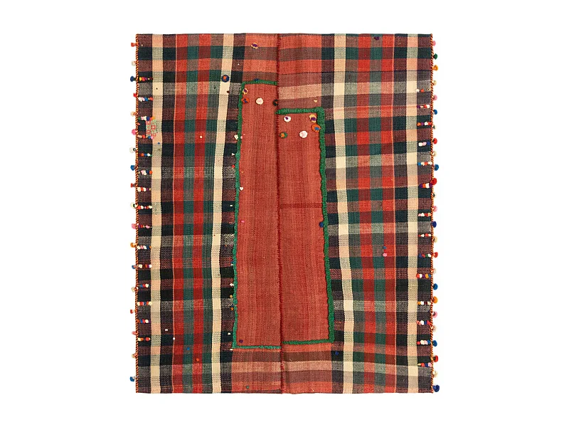 Wollteppich 121x150 Rot Jajim