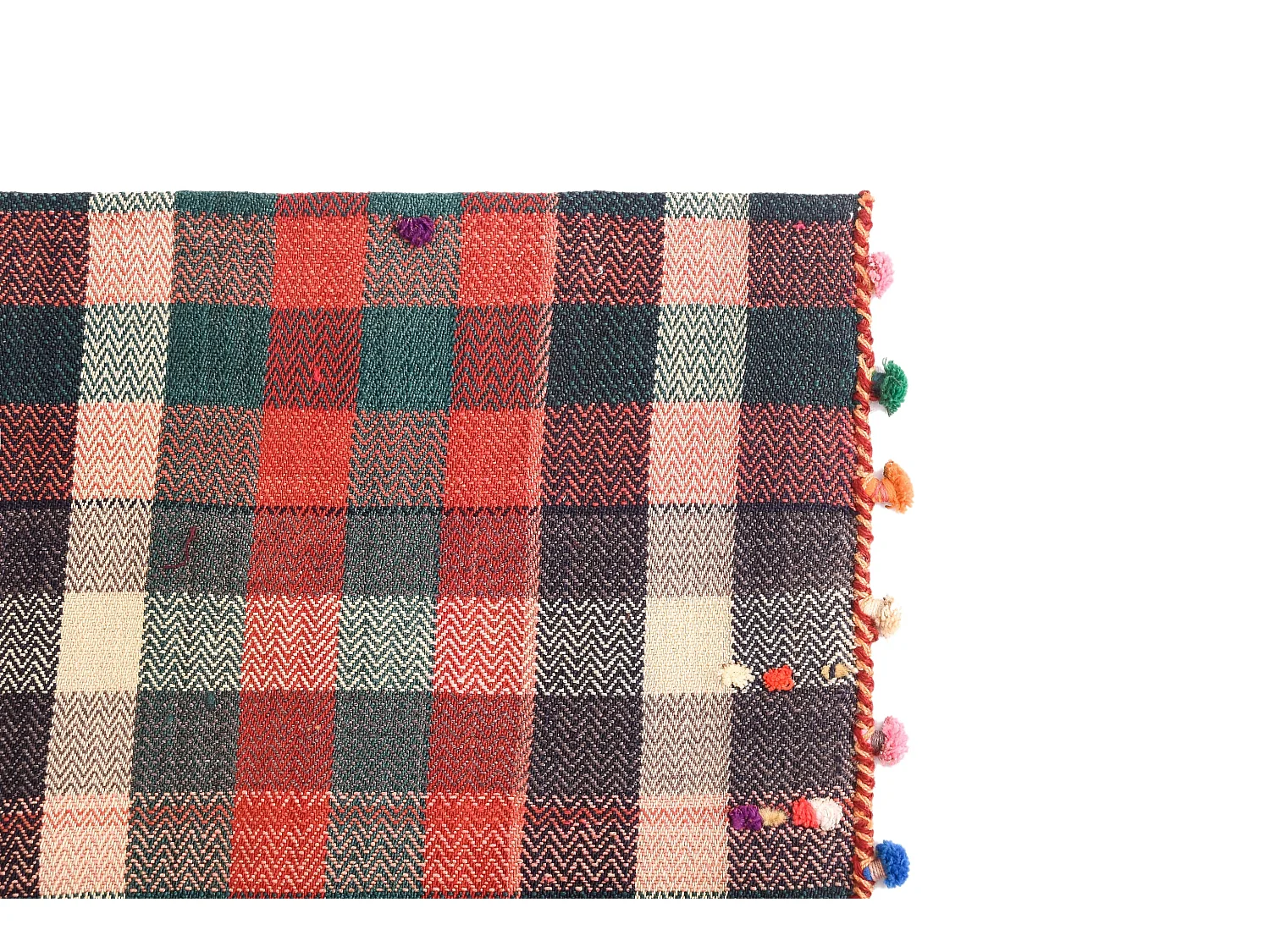 Tappeto in lana 121x150 rosso Jajim