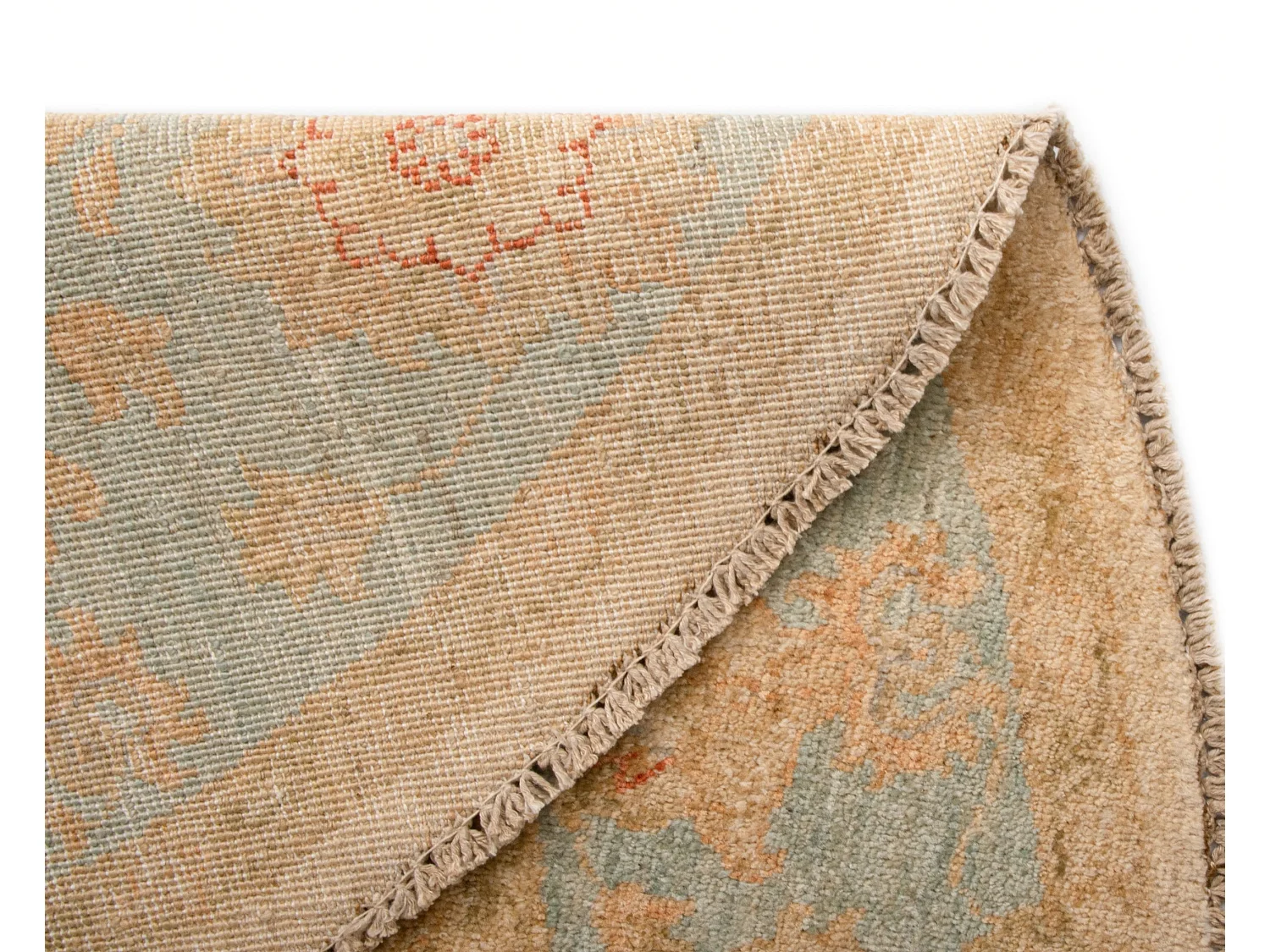 Tapis de laine 147x150 beige Kaizar