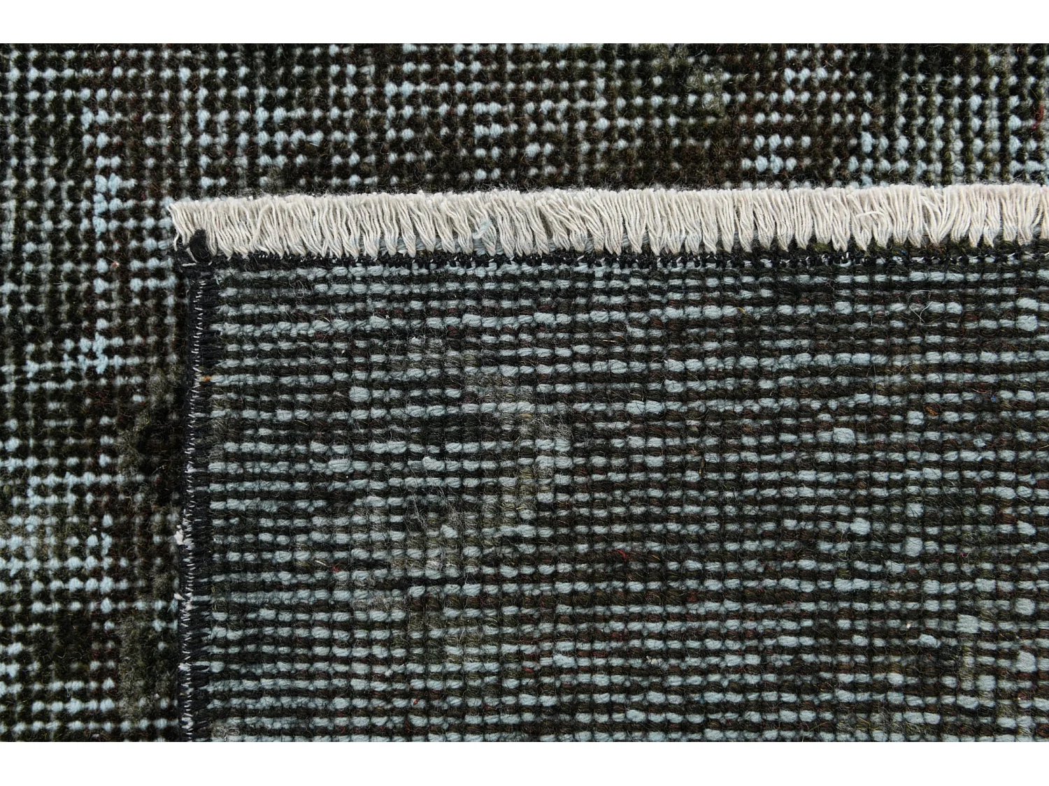 Tappeto in lana 130x249 nero Ultra Vintage