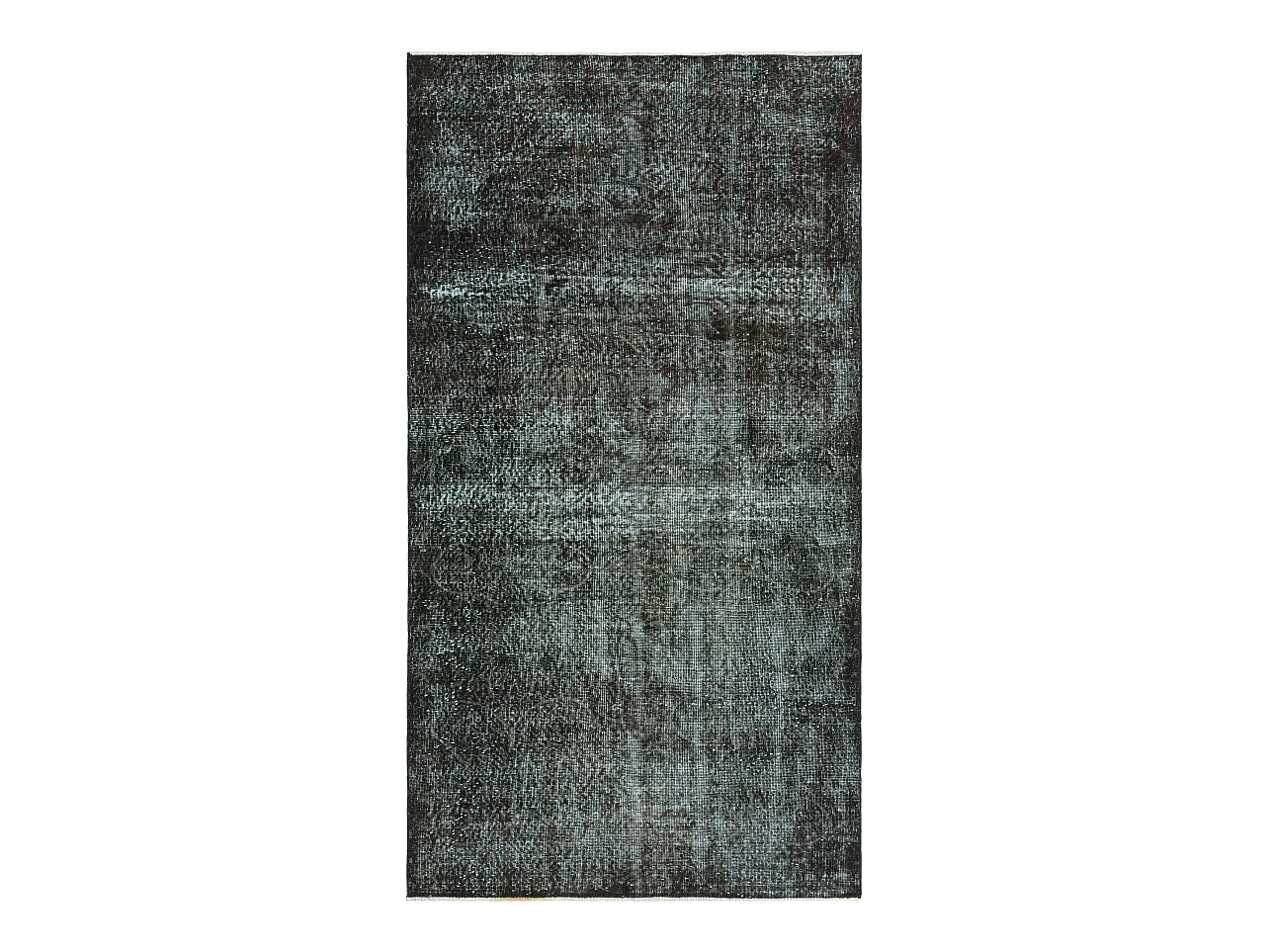 Tapis de laine 130x249 noir Ultra Vintage