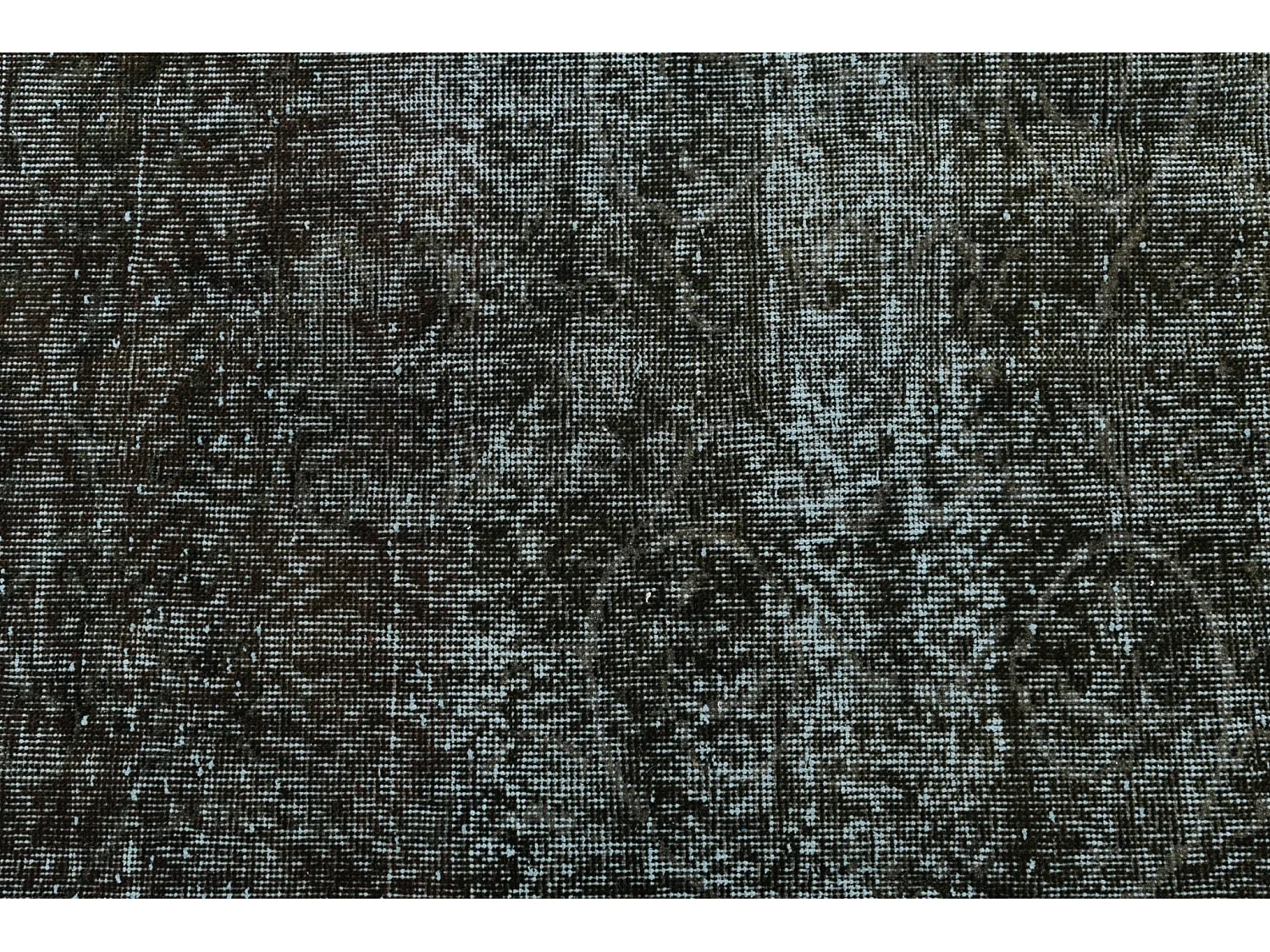 Tapis de laine 130x249 noir Ultra Vintage