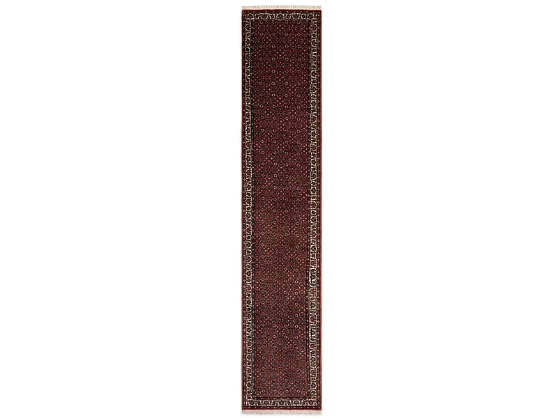 Tapis de couloir en laine 70x395 rouge Bidjar