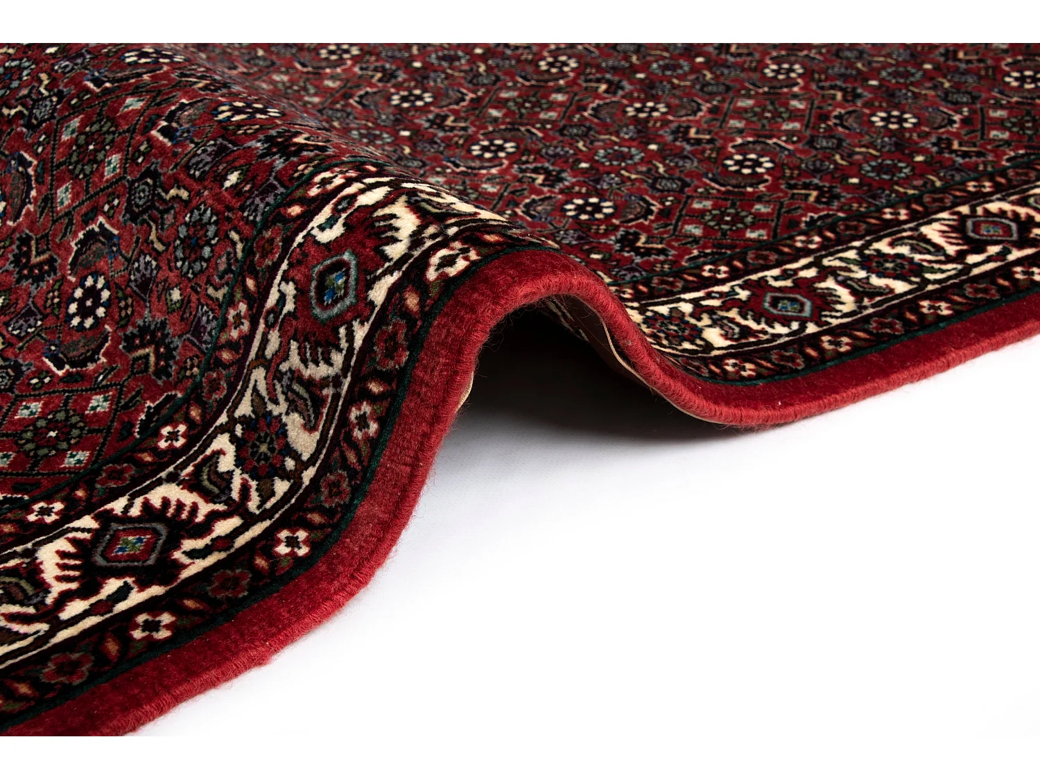 Tapis de couloir en laine 70x395 rouge Bidjar