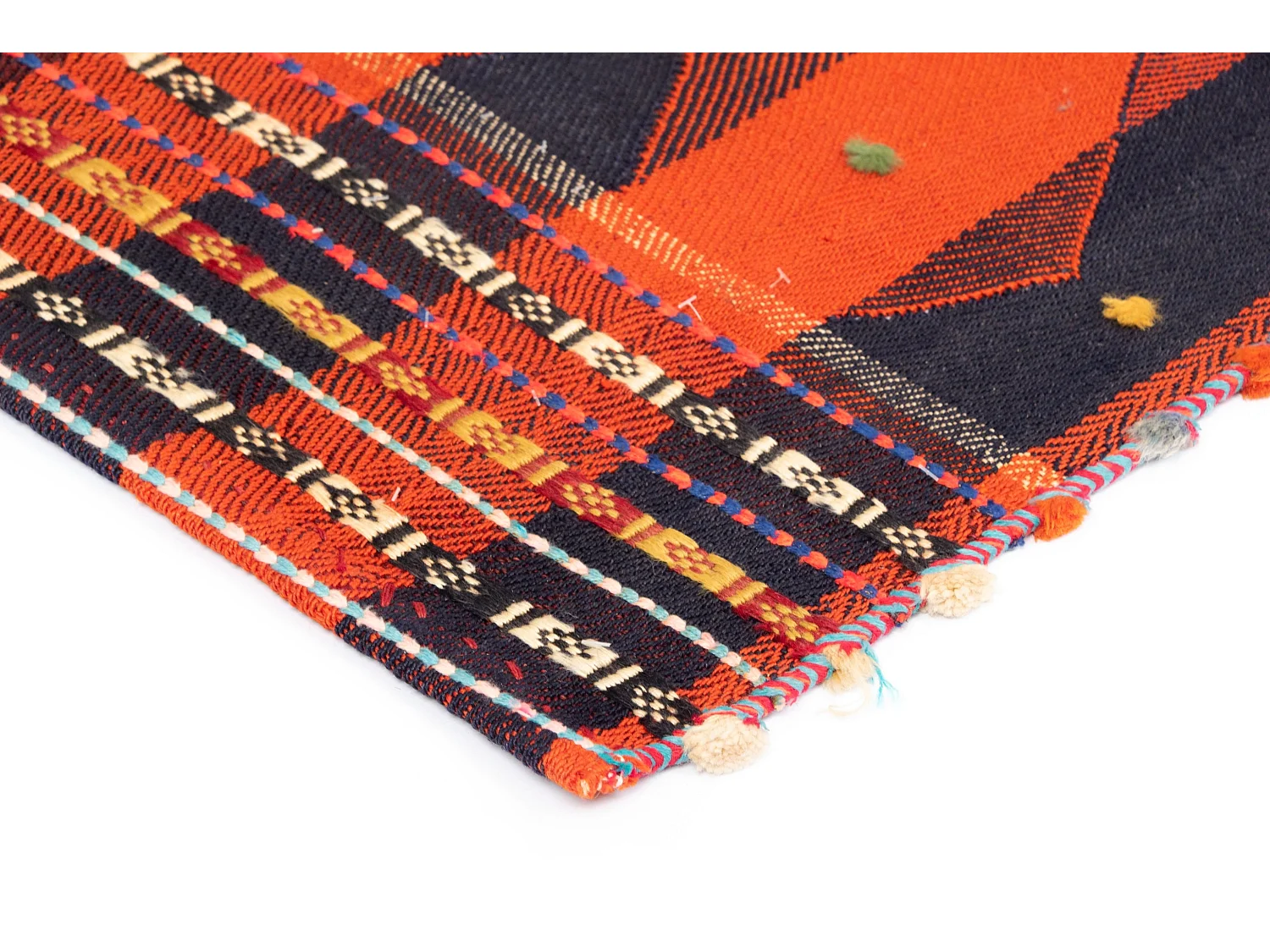 Tappeto in lana 163x240 arancia Jajim