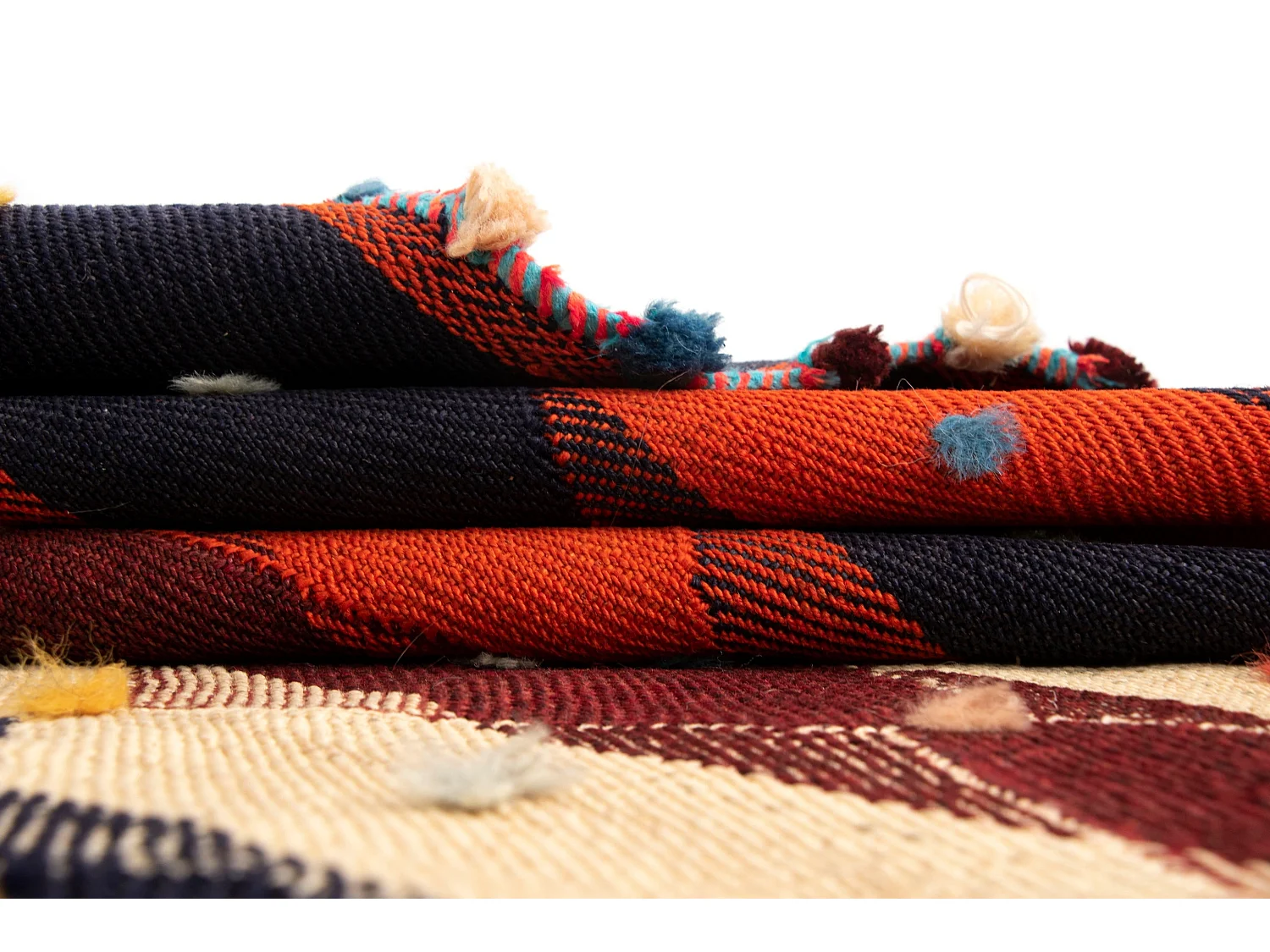 Tappeto in lana 163x240 arancia Jajim