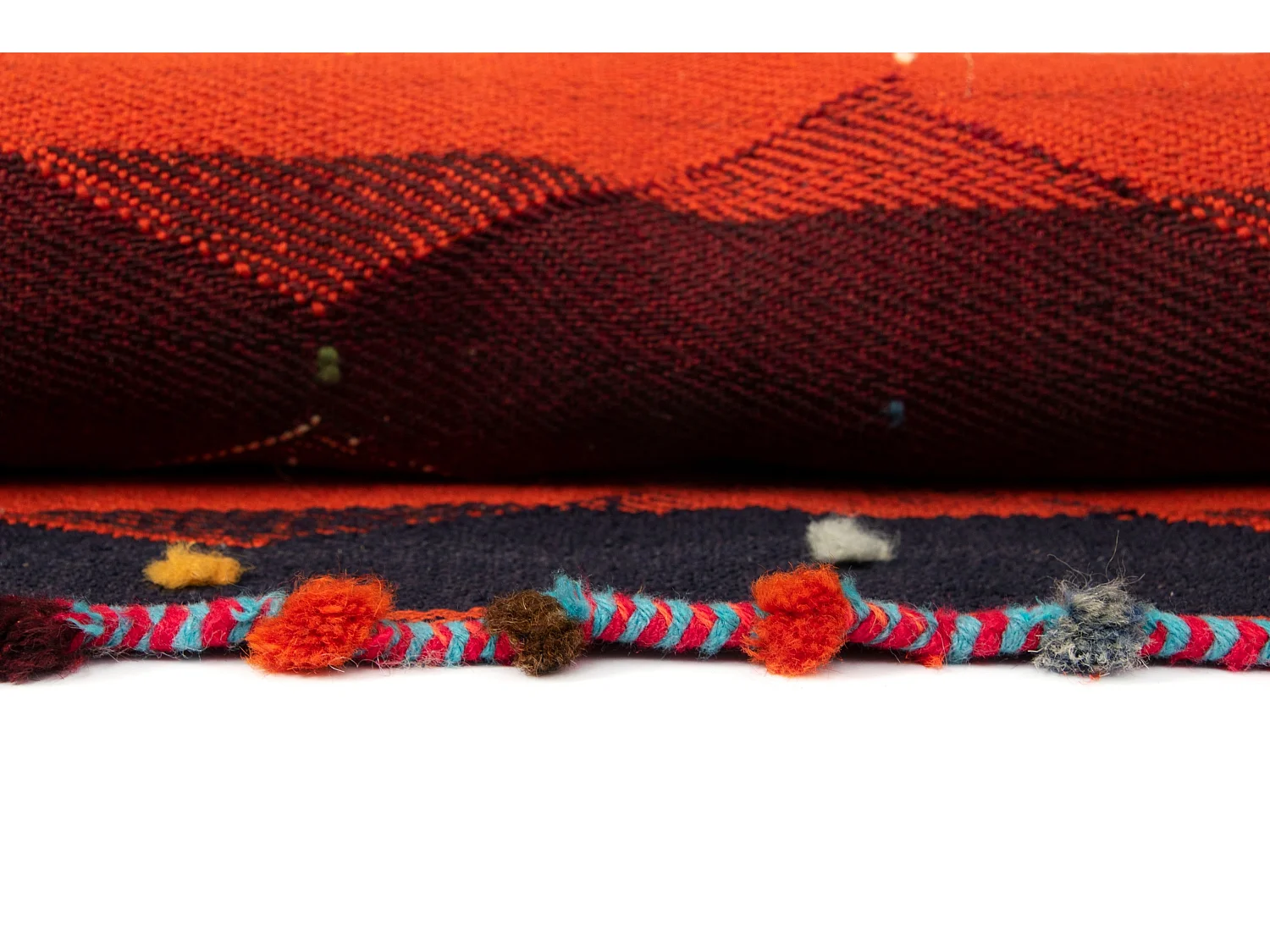 Tappeto in lana 163x240 arancia Jajim