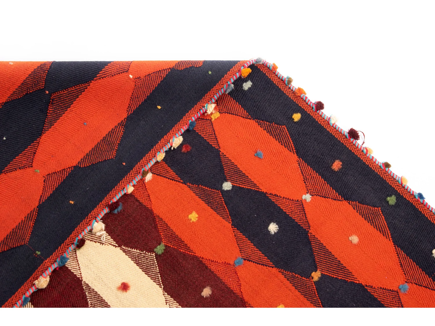 Tappeto in lana 163x240 arancia Jajim