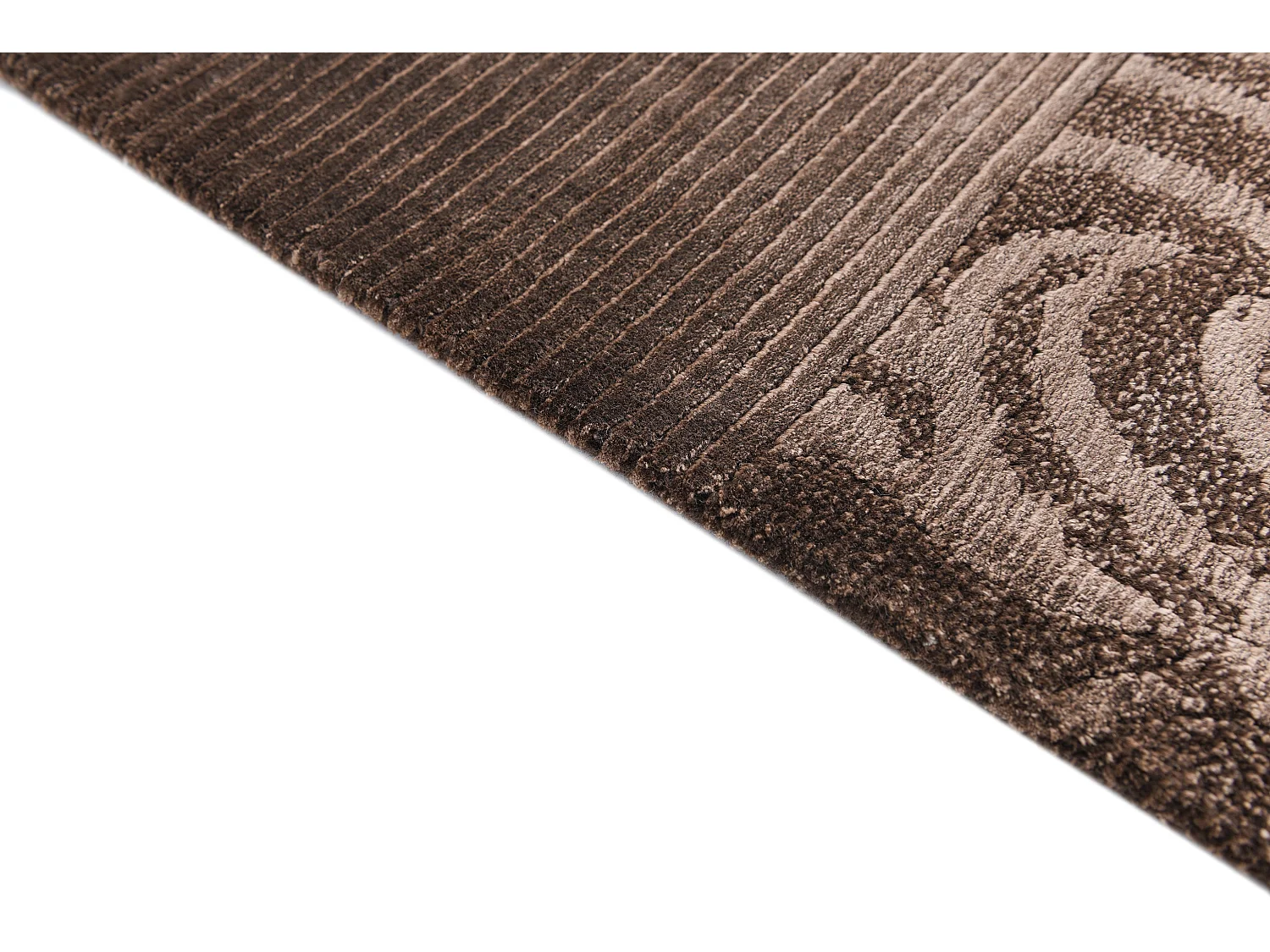 Tapis de laine 84x150 brun Darya