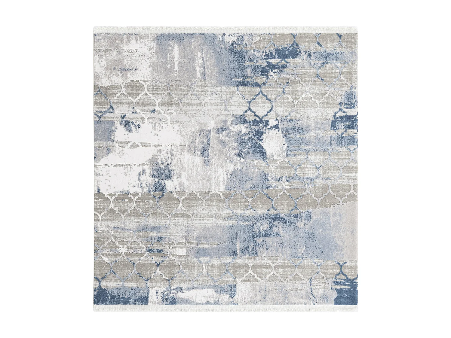 Tapijt 240x240 Blauw Davos Mesh