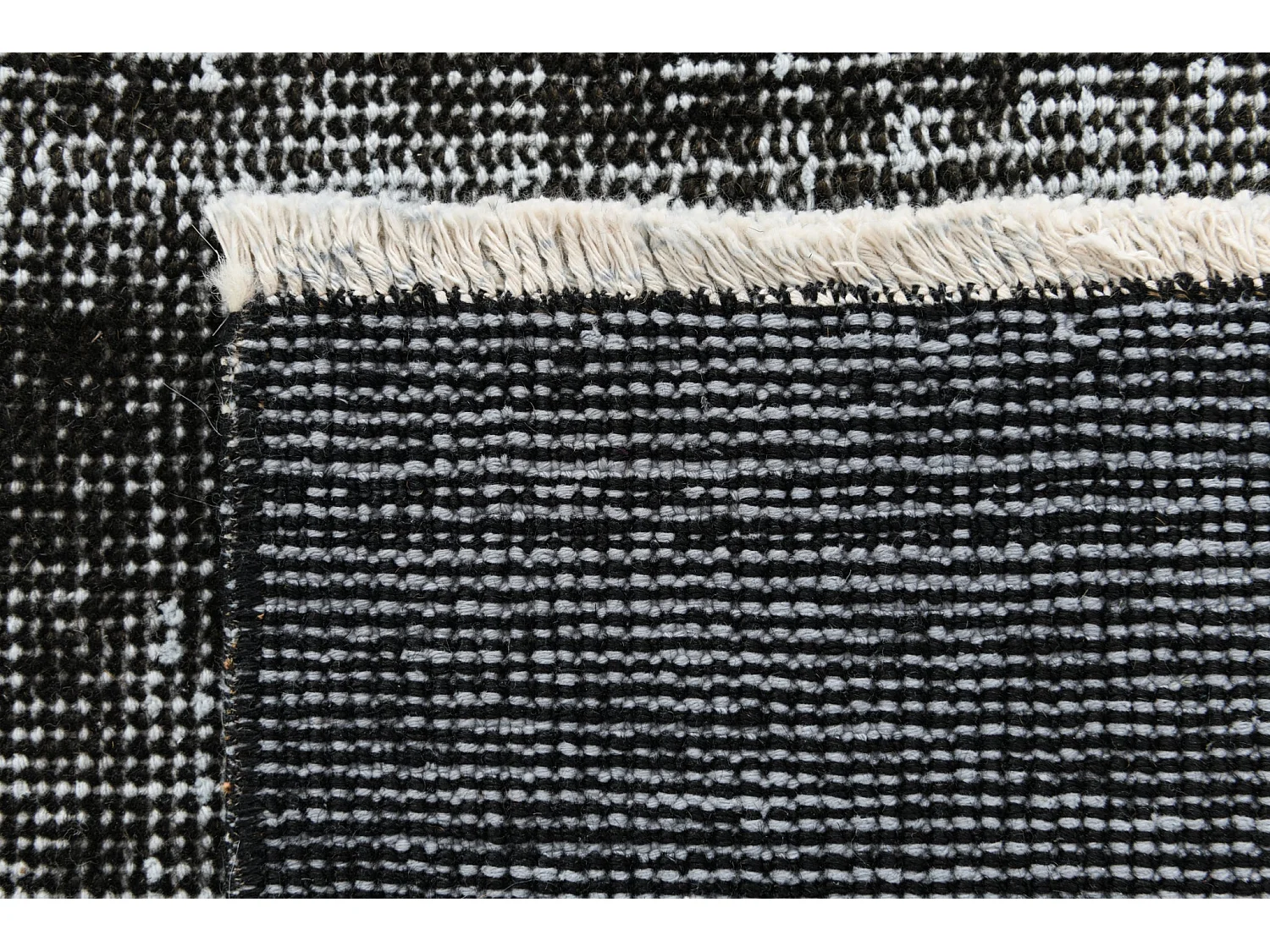 Tapis de laine 175x297 noir Ultra Vintage