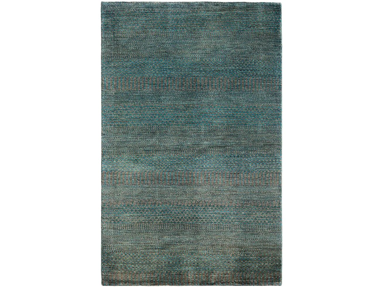 Tapis de laine 100x159 vert Juma