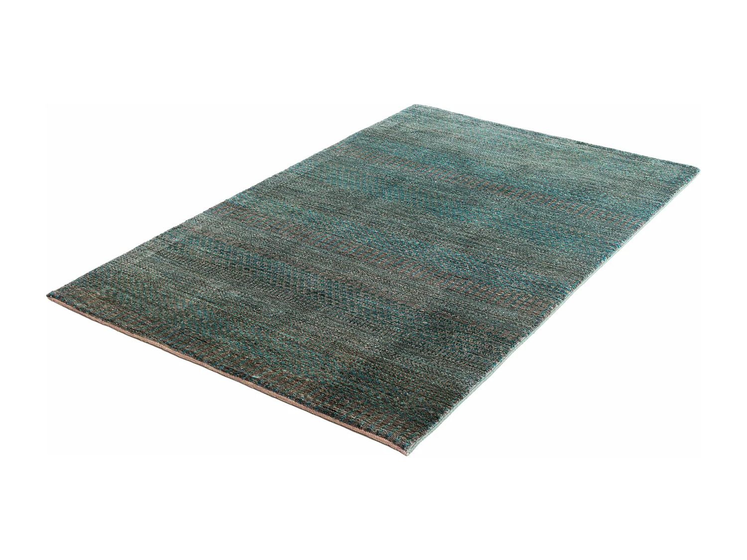 Tapis de laine 100x159 vert Juma