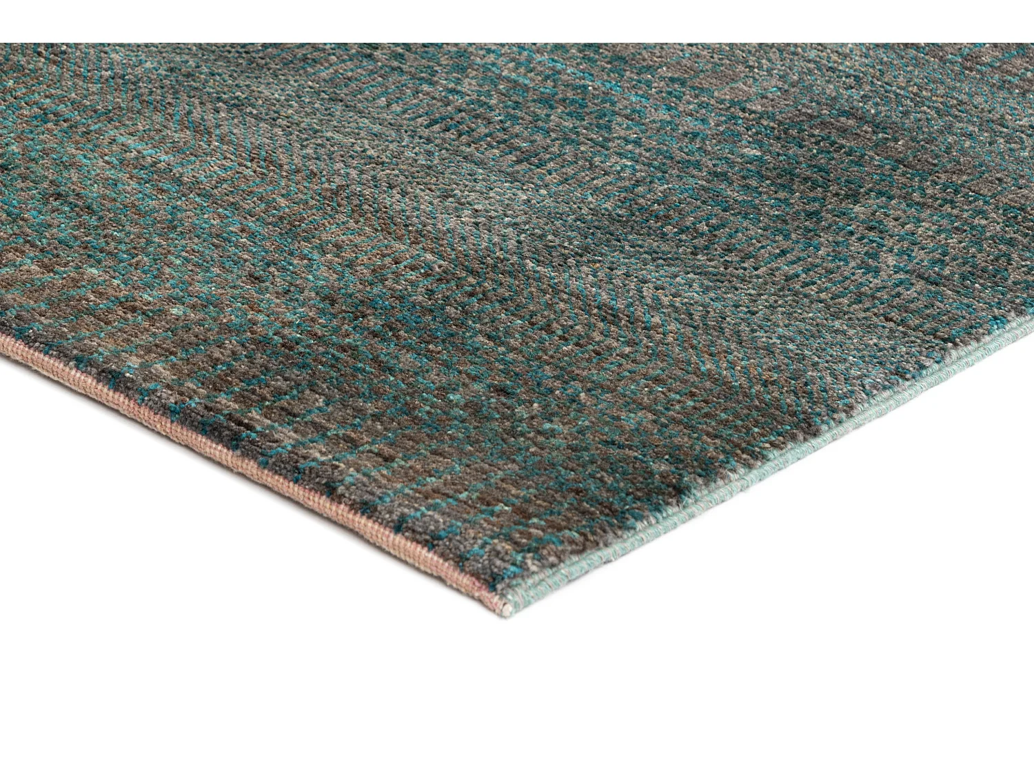 Tapis de laine 100x159 vert Juma