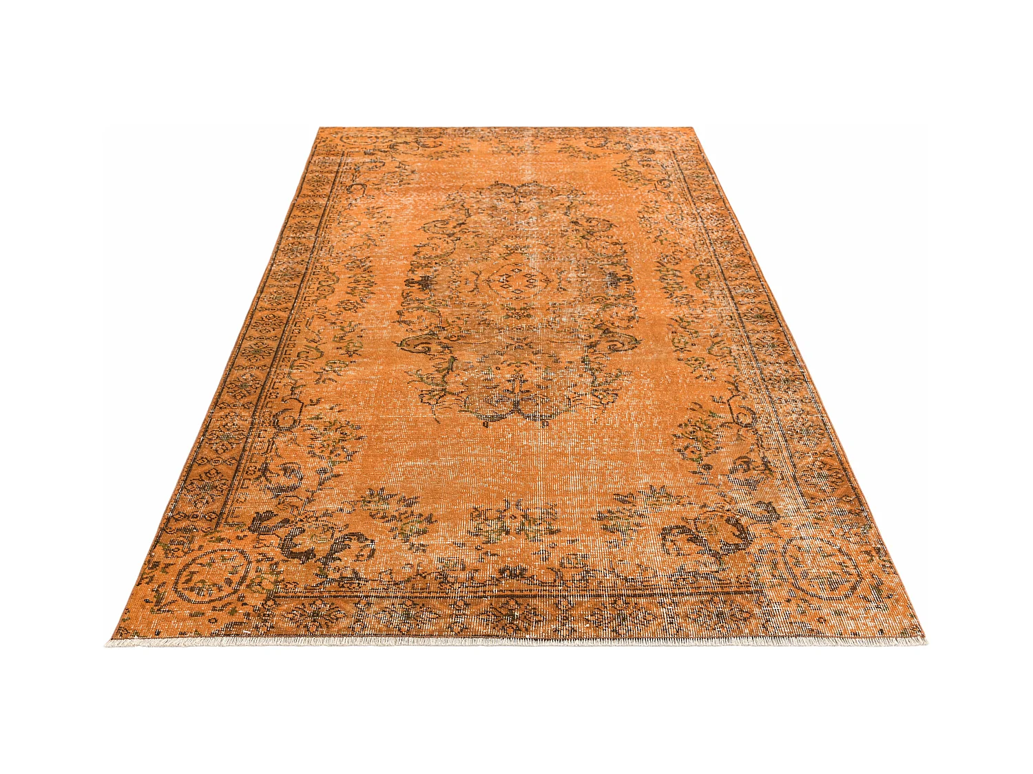 Tappeto in lana 147x251 arancia Ultra Vintage