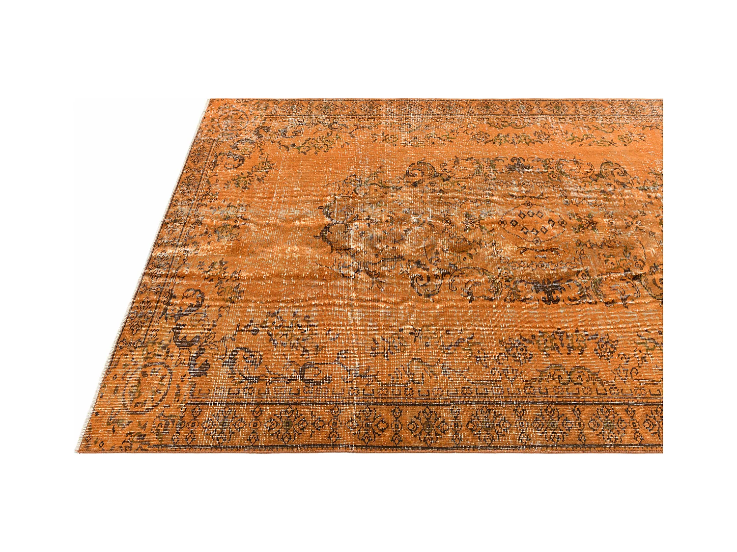 Tappeto in lana 147x251 arancia Ultra Vintage