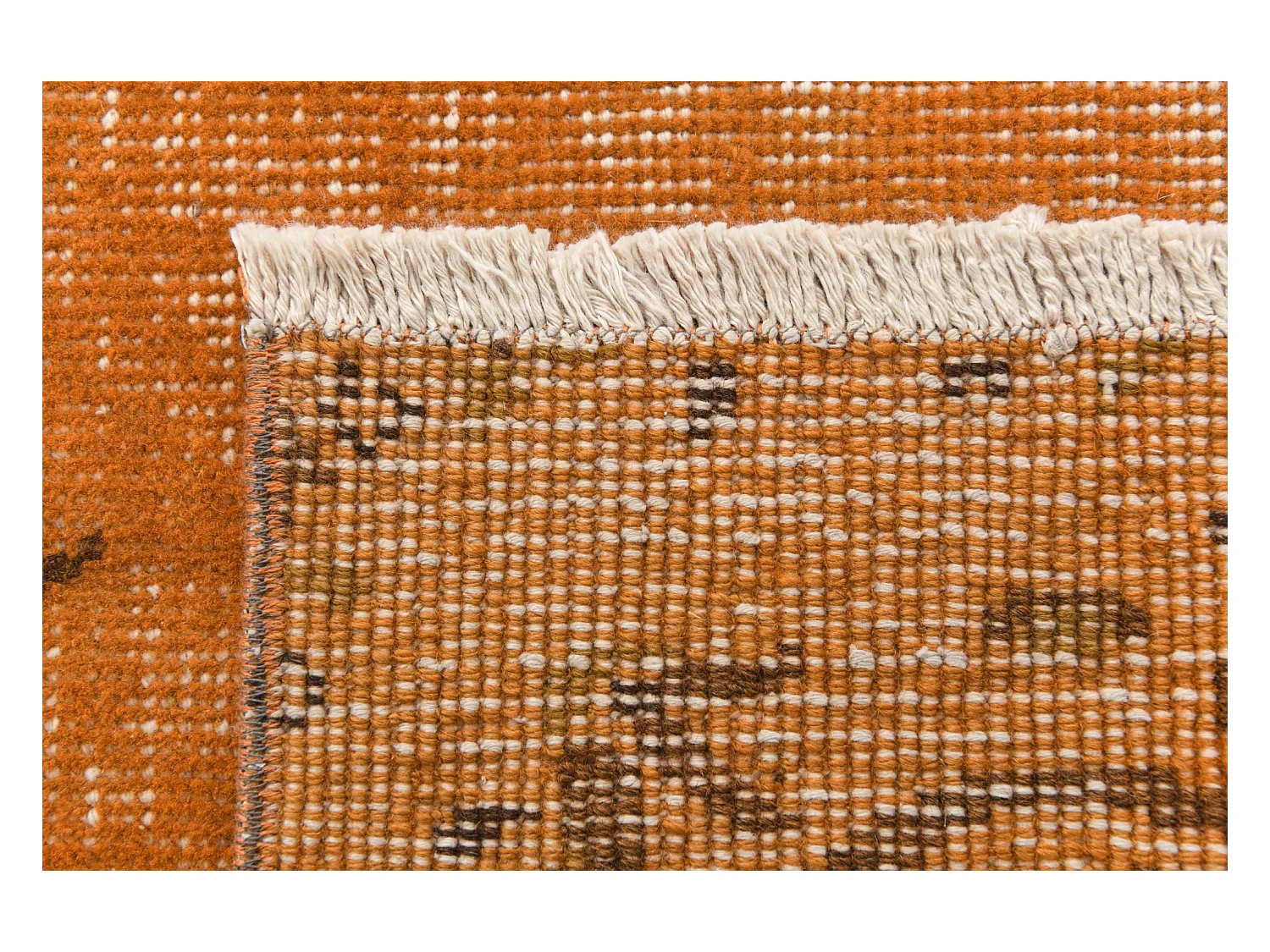 Tappeto in lana 147x251 arancia Ultra Vintage