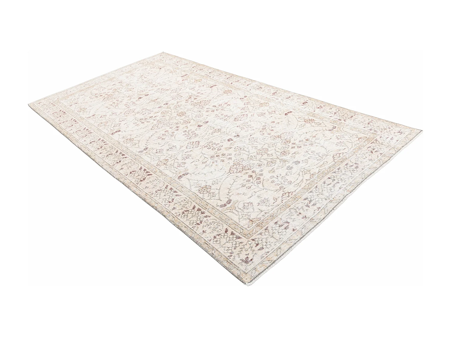 Tappeto in lana 140x259 beige Ultra Vintage