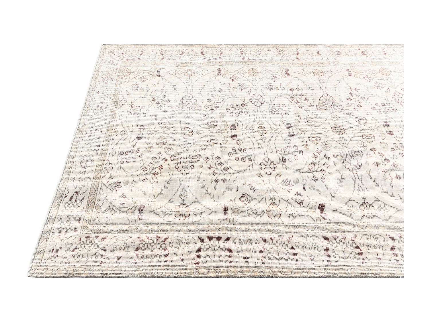 Tappeto in lana 140x259 beige Ultra Vintage