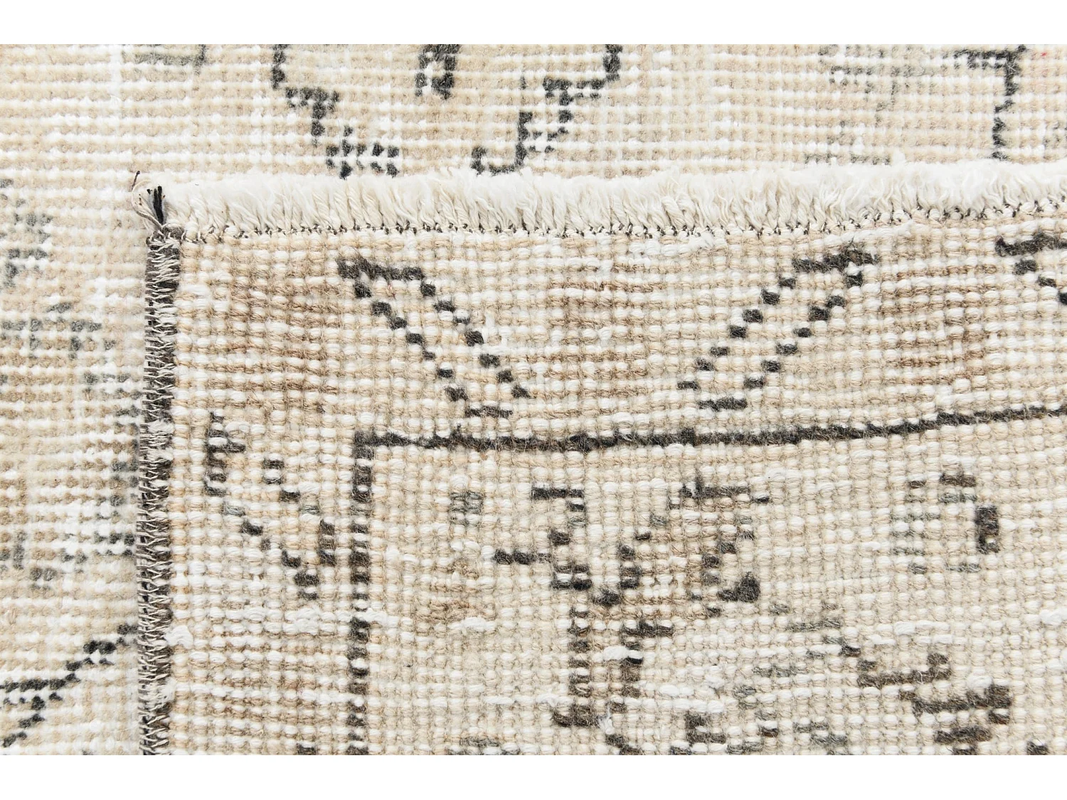 Tappeto in lana 196x312 beige Ultra Vintage