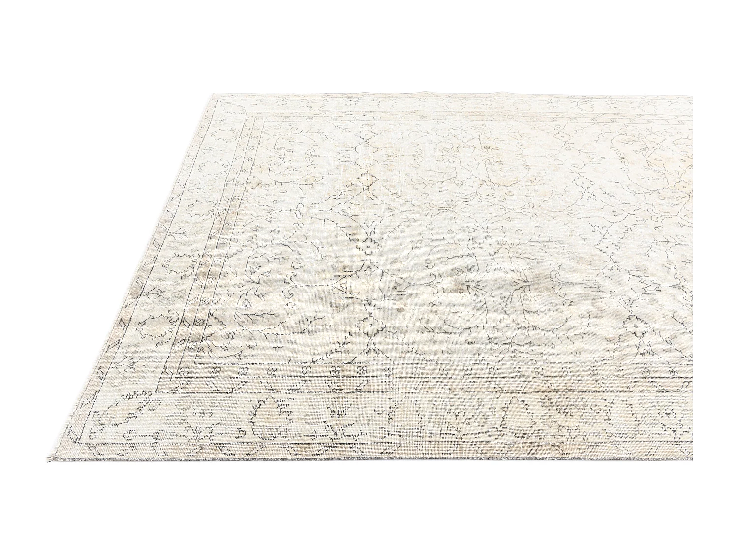 Tapis de laine 196x312 beige Ultra Vintage