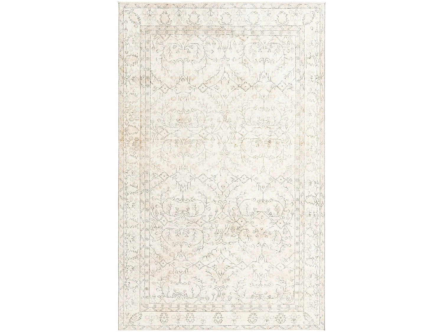 Tapis de laine 196x312 beige Ultra Vintage