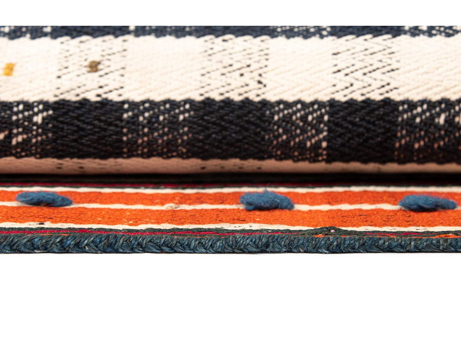 Tapis de laine 144x220 rouge Jajim