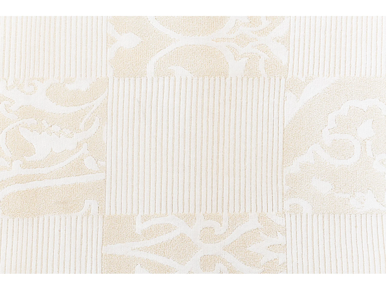 Tapis de couloir en laine 79x300 beige Darya