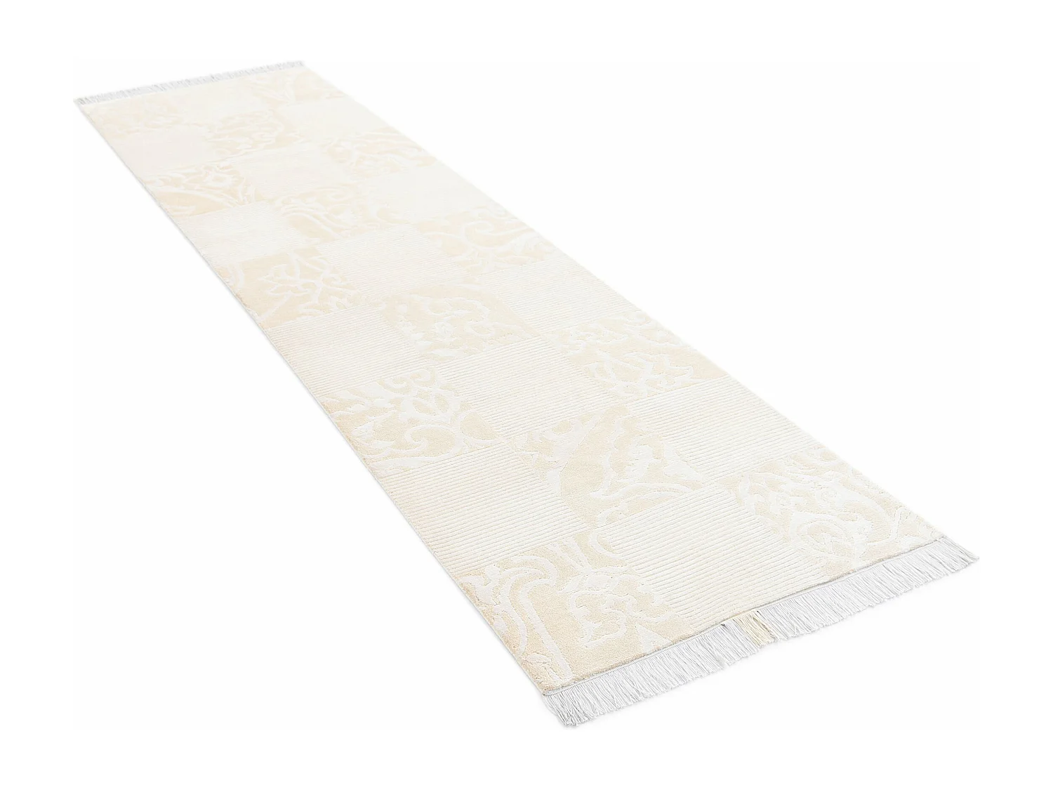 Tappeto per corridoio in lana 79x300 beige Darya