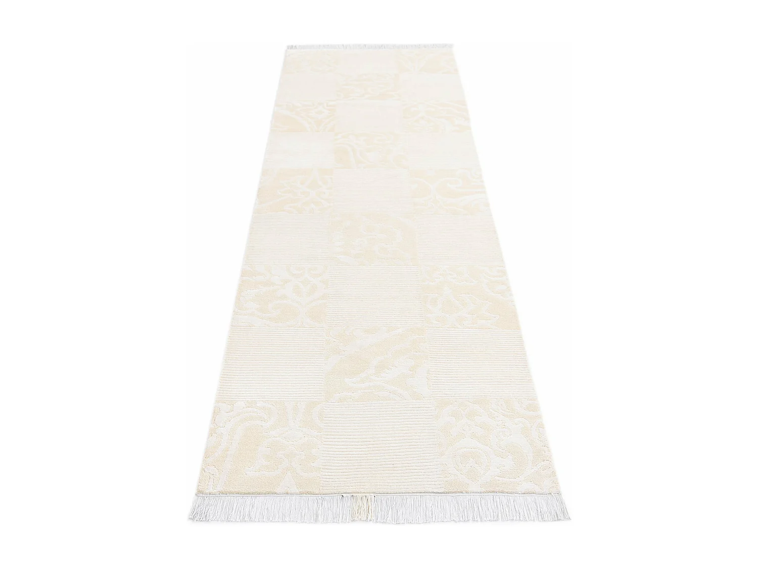 Tappeto per corridoio in lana 79x300 beige Darya