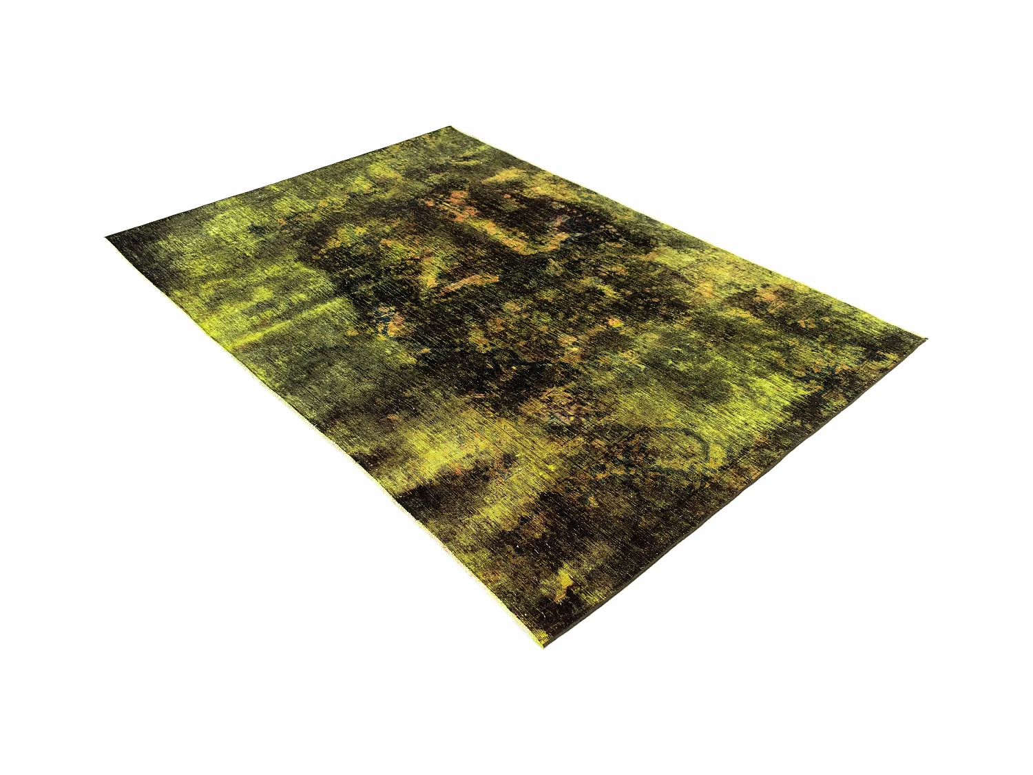 Tapis de laine 139x190 noir Vintage Royal