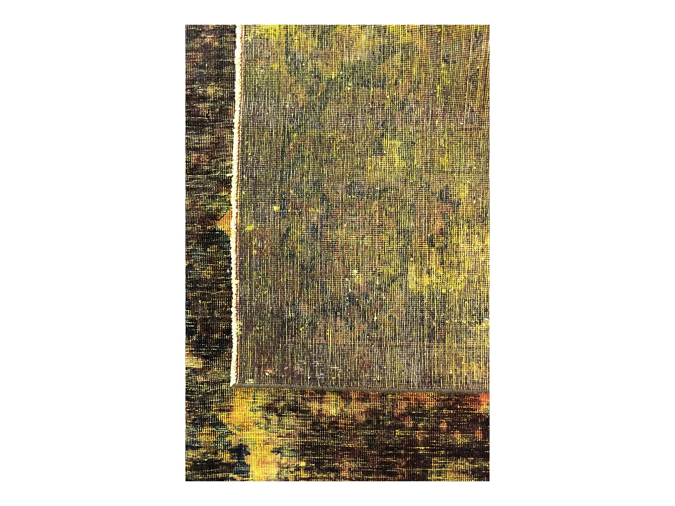 Tapis de laine 139x190 noir Vintage Royal