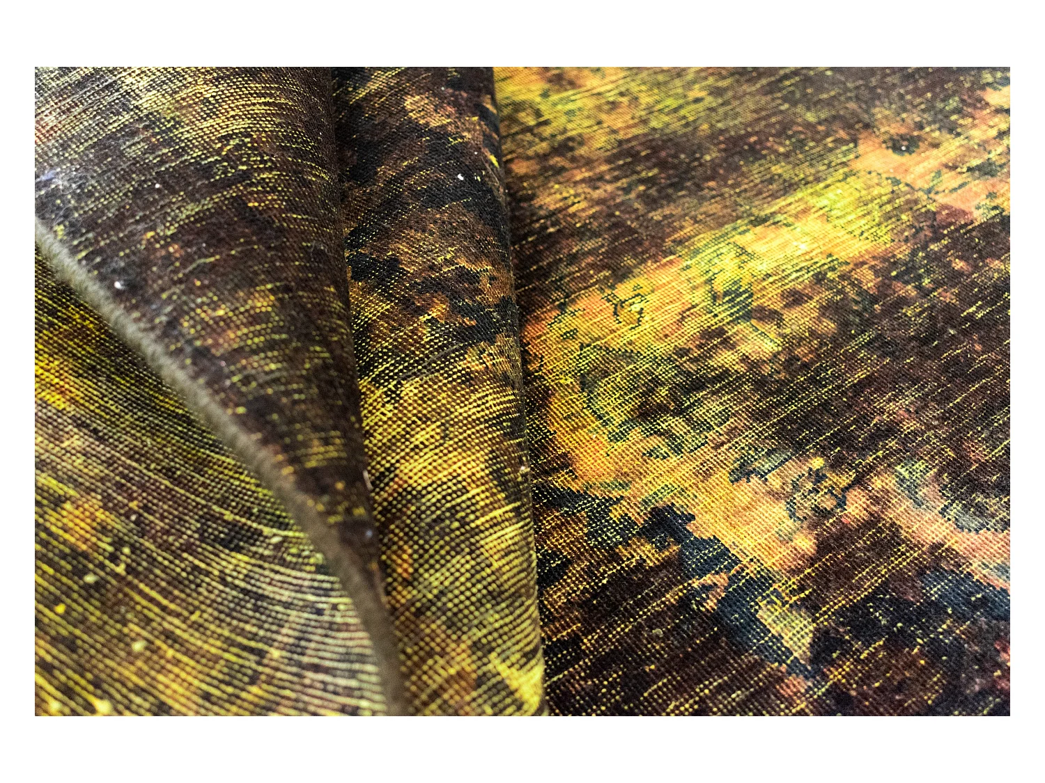 Tapis de laine 139x190 noir Vintage Royal