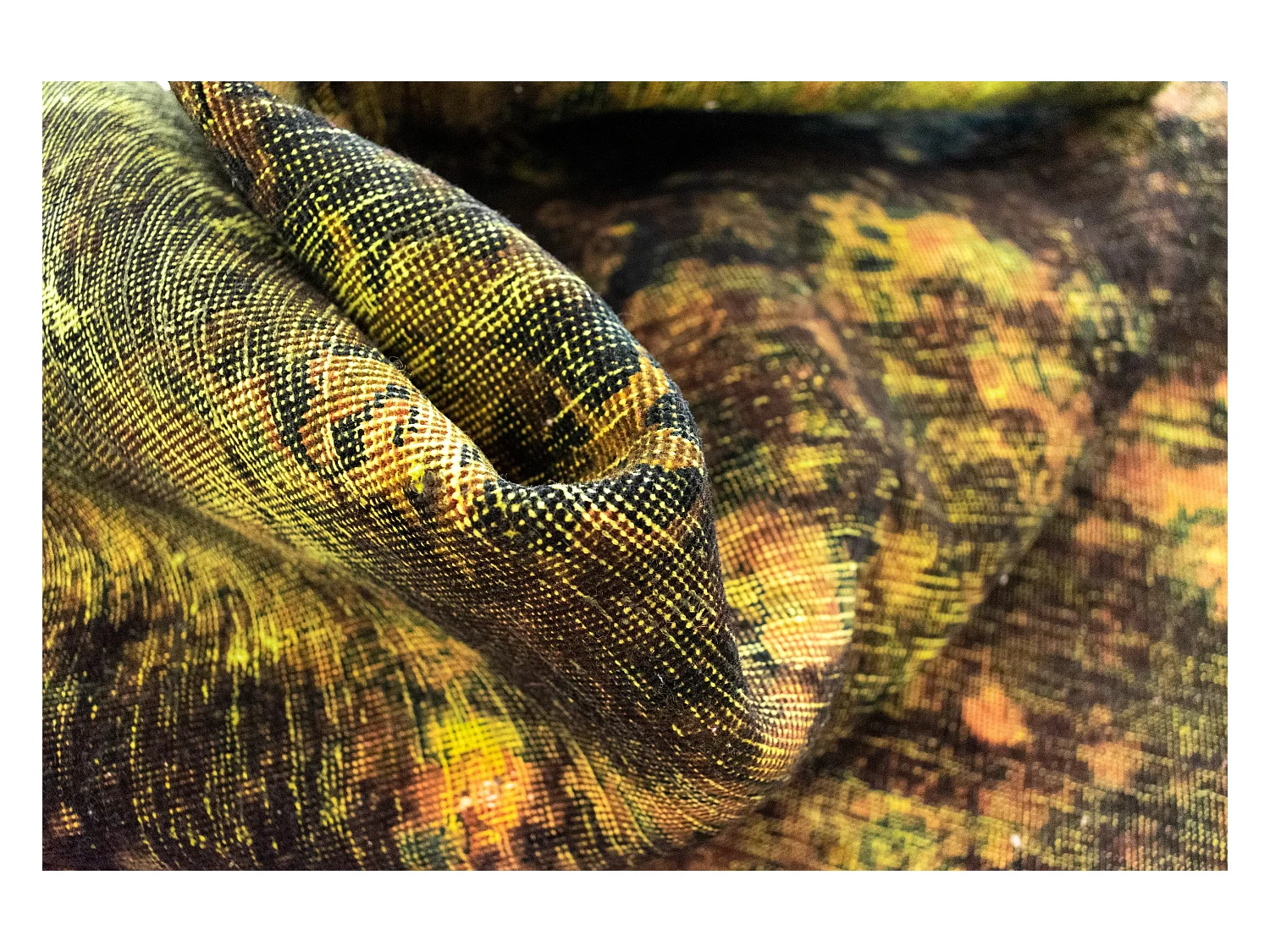 Tapis de laine 139x190 noir Vintage Royal