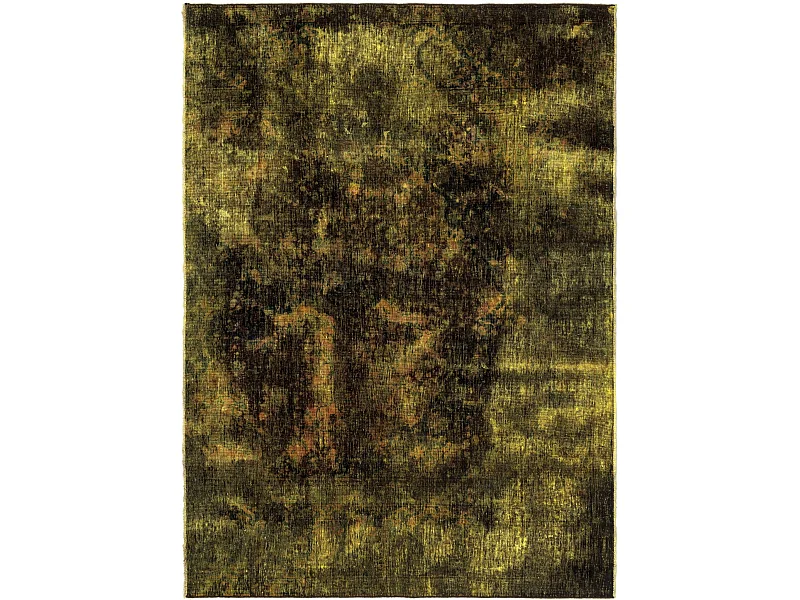 Tapis de laine 139x190 noir Vintage Royal