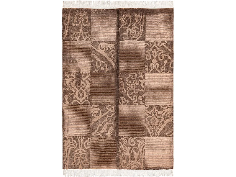 Tapis de laine 124x183 brun Darya