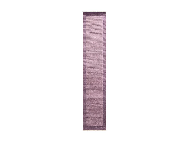 Tapis de couloir en laine 79x404 Violet Darya