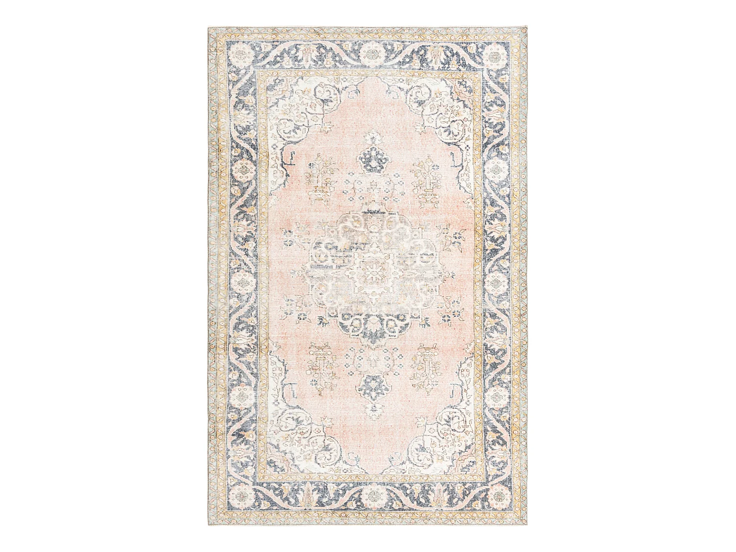 Tapis de laine 188x297 rose Ultra Vintage