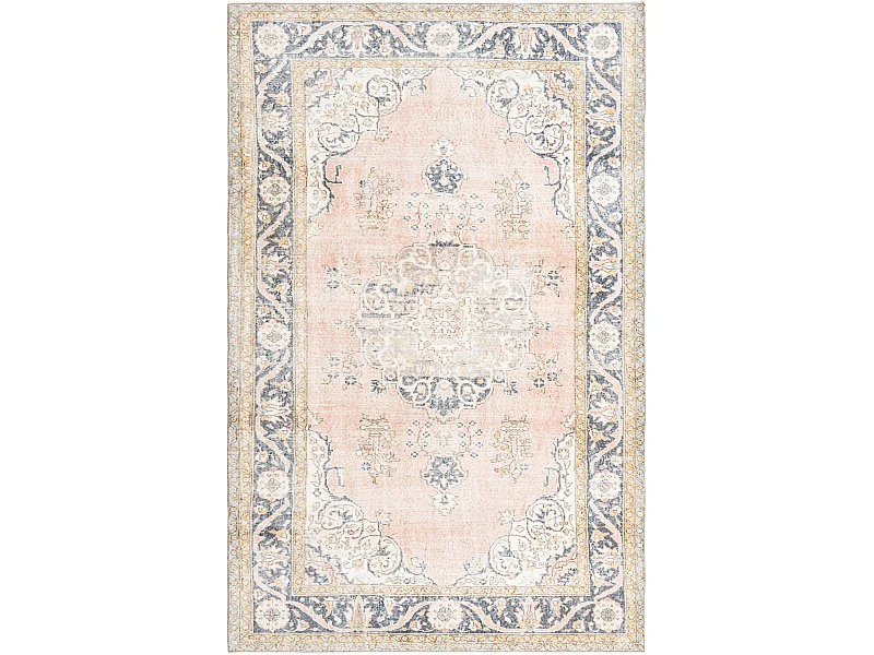 Tapis de laine 188x297 rose Ultra Vintage