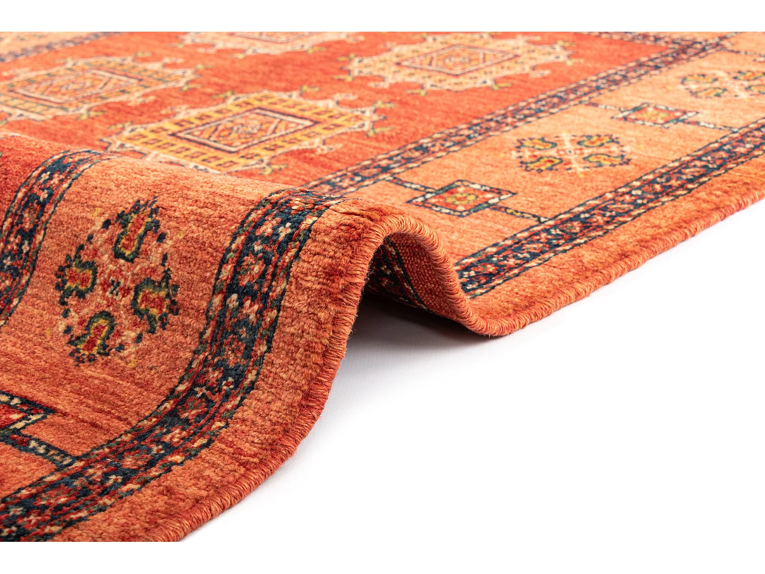 Wollteppich 108x162 Rot Kashkuli