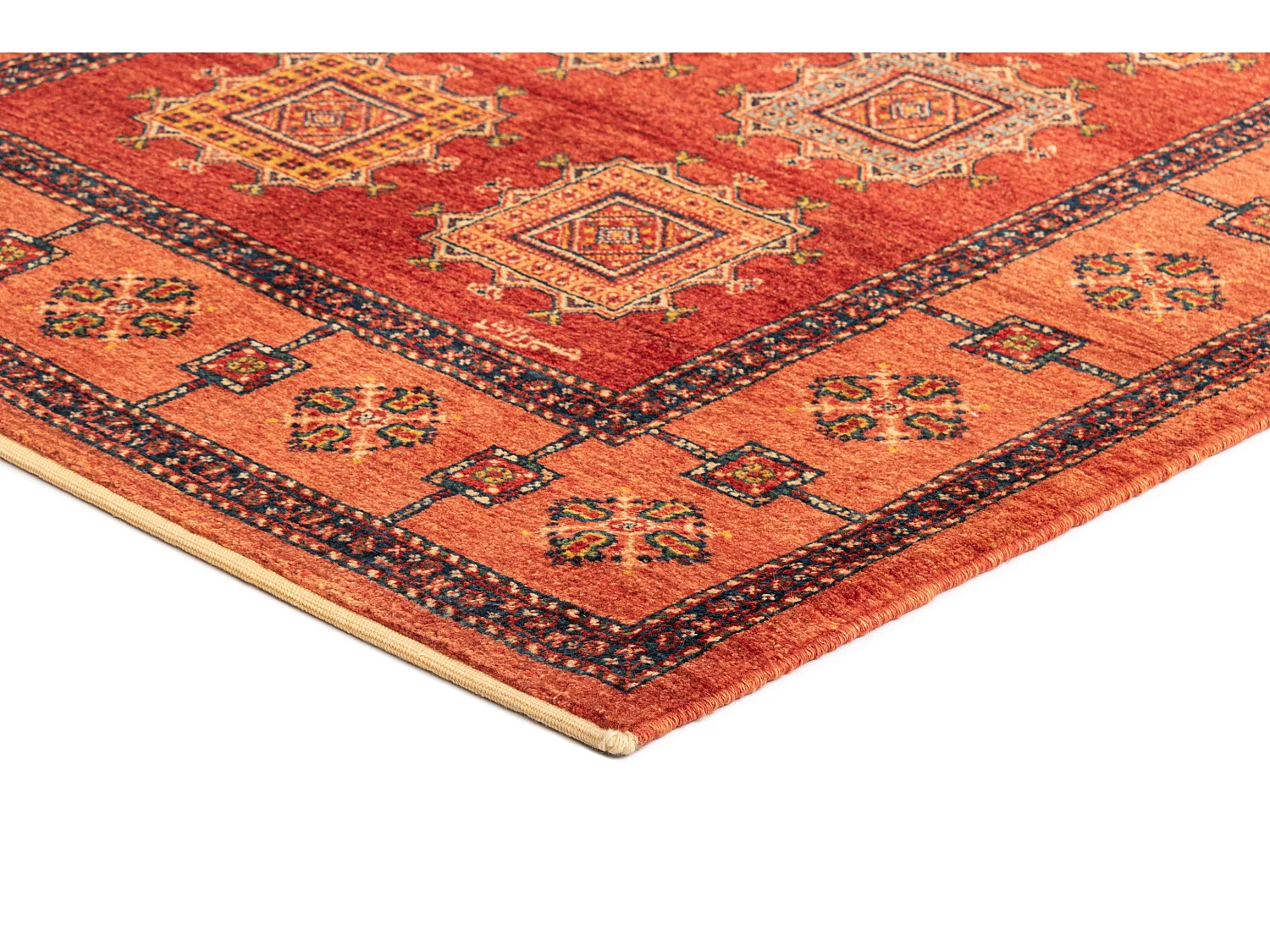Wollteppich 108x162 Rot Kashkuli