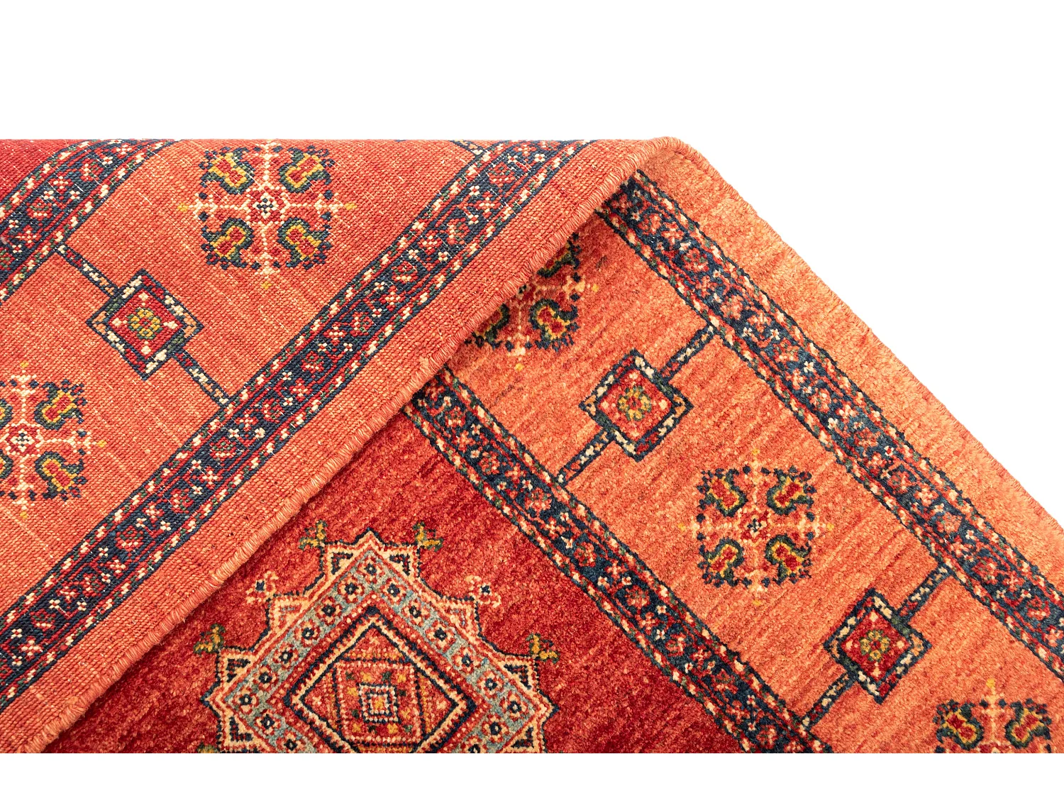 Wollteppich 108x162 Rot Kashkuli