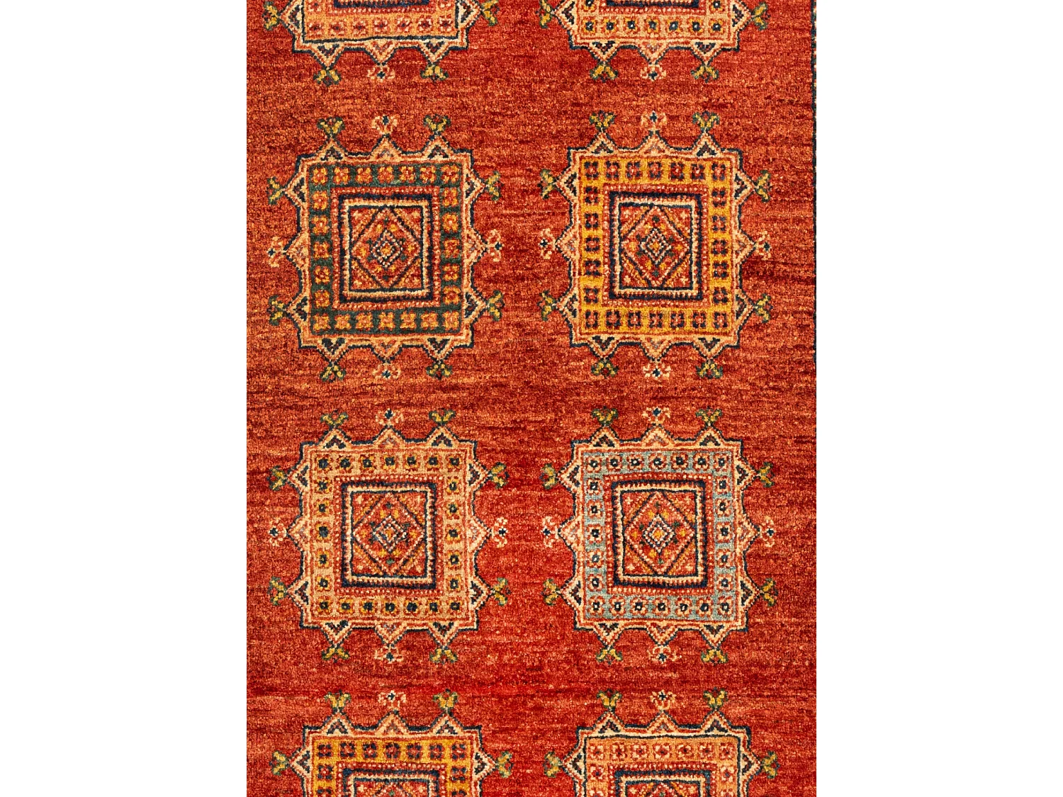 Tapis de laine 108x162 rouge Kashkuli