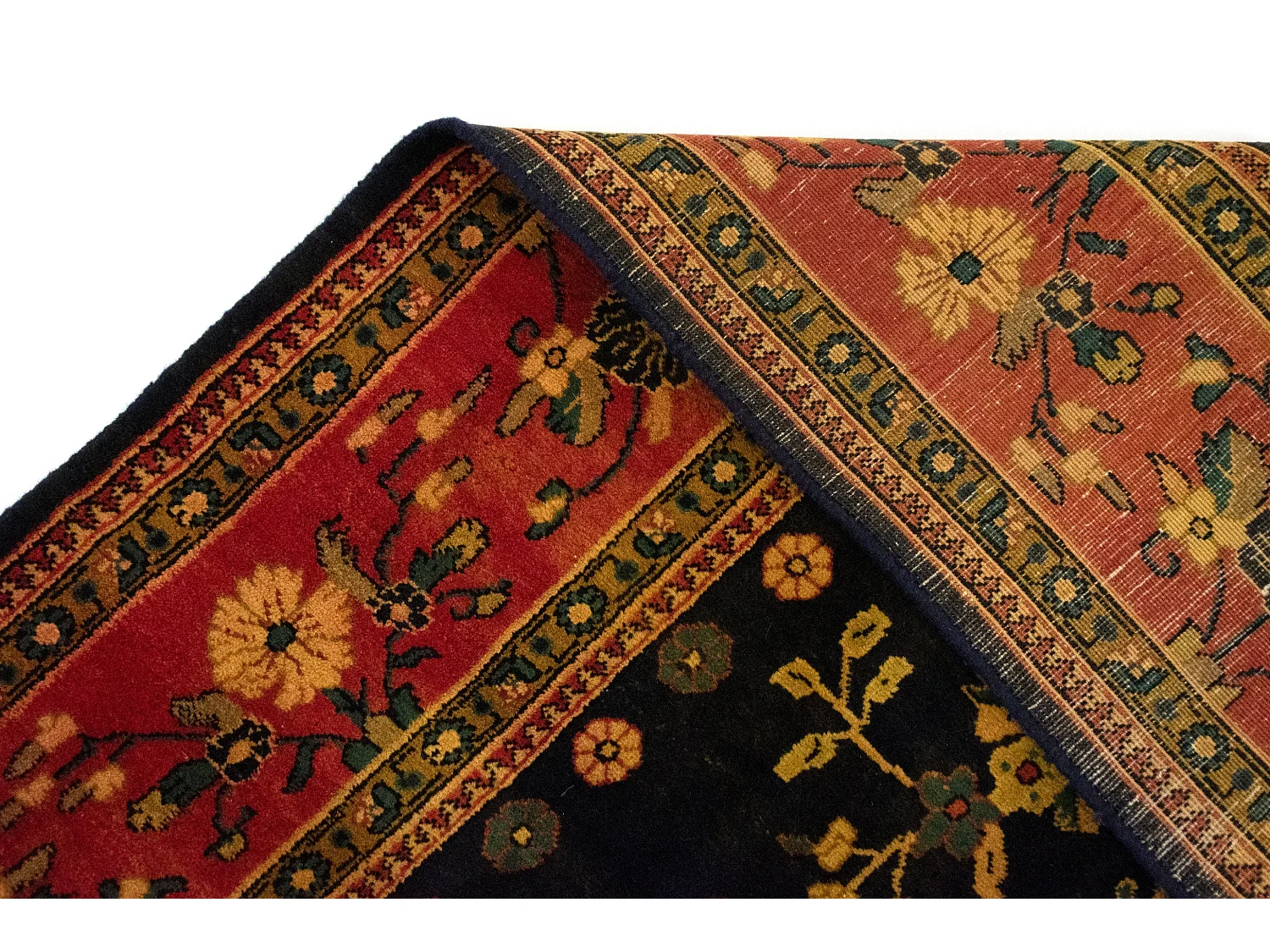 Tappeto in lana 186x286 nero Ghom