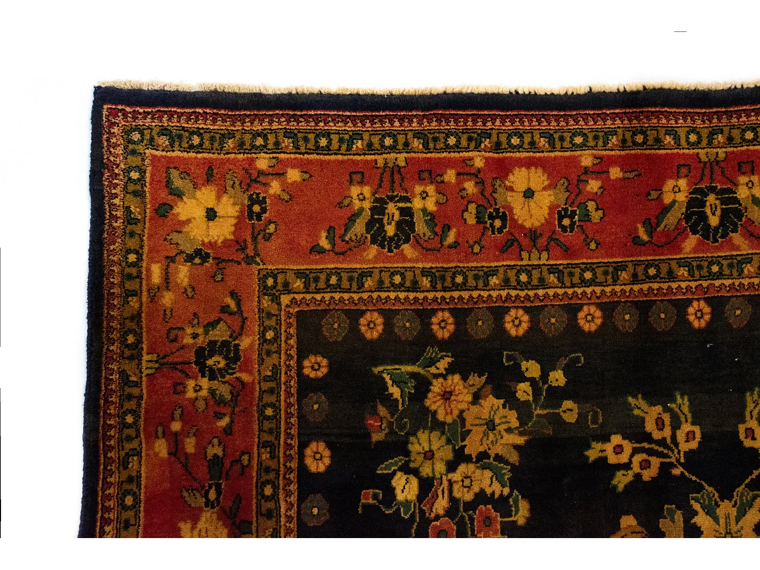 Tappeto in lana 186x286 nero Ghom