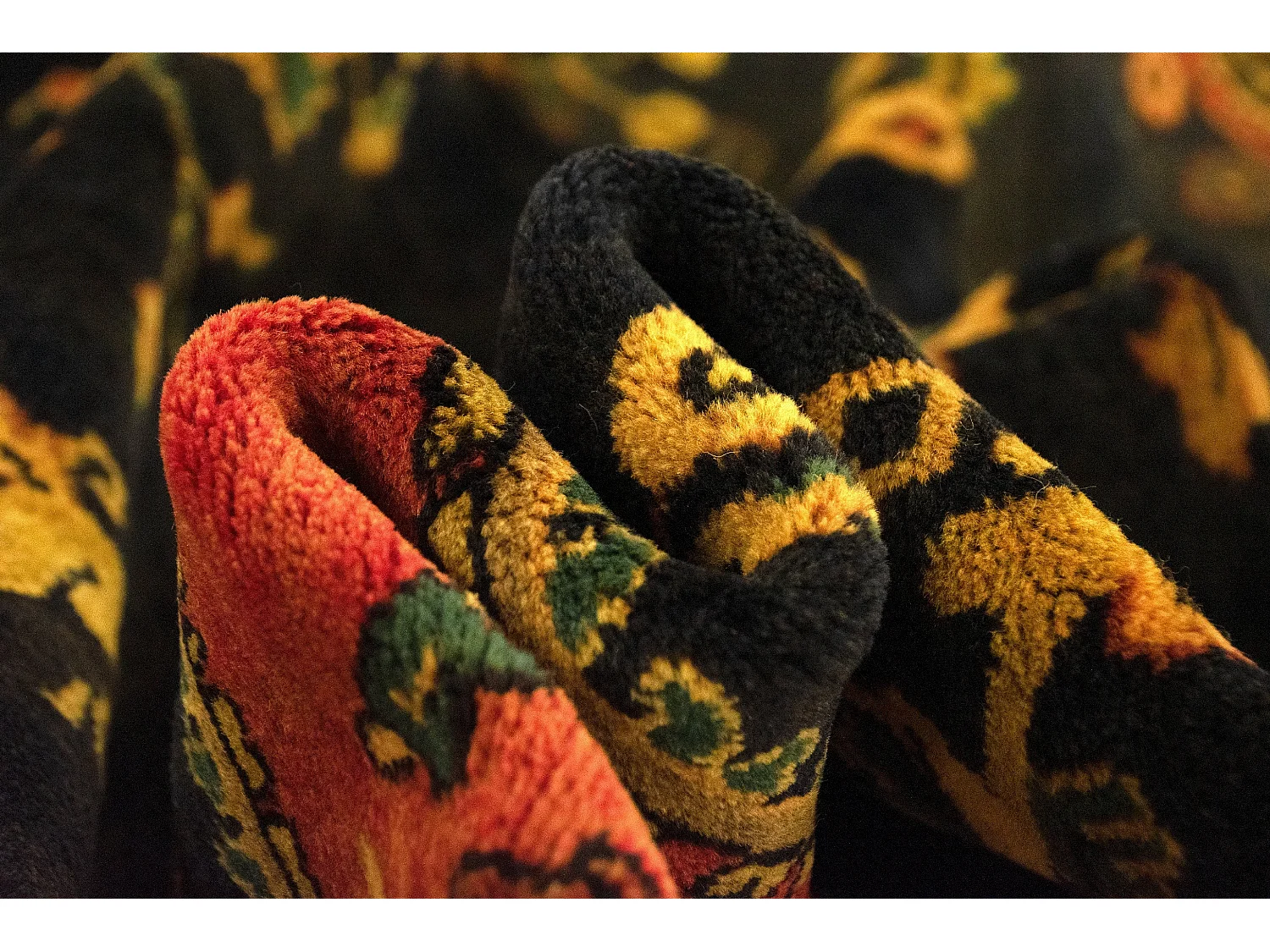 Tappeto in lana 186x286 nero Ghom